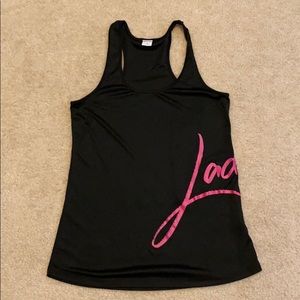 LadyBoss Swag Black Side Tank
